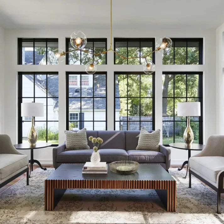 Bańkowy Sputnik Żyrandol