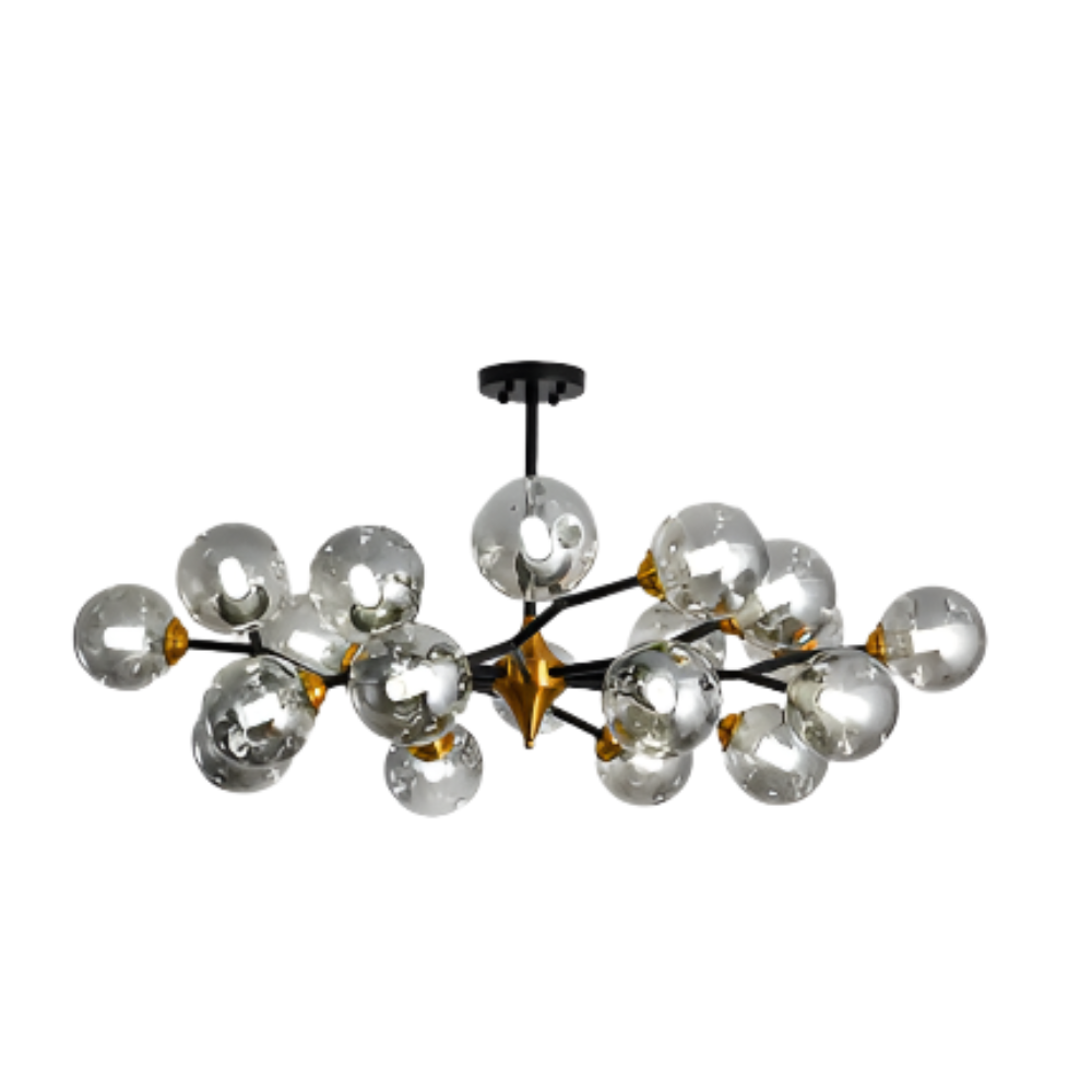 Kulowy Szklany Żyrandol