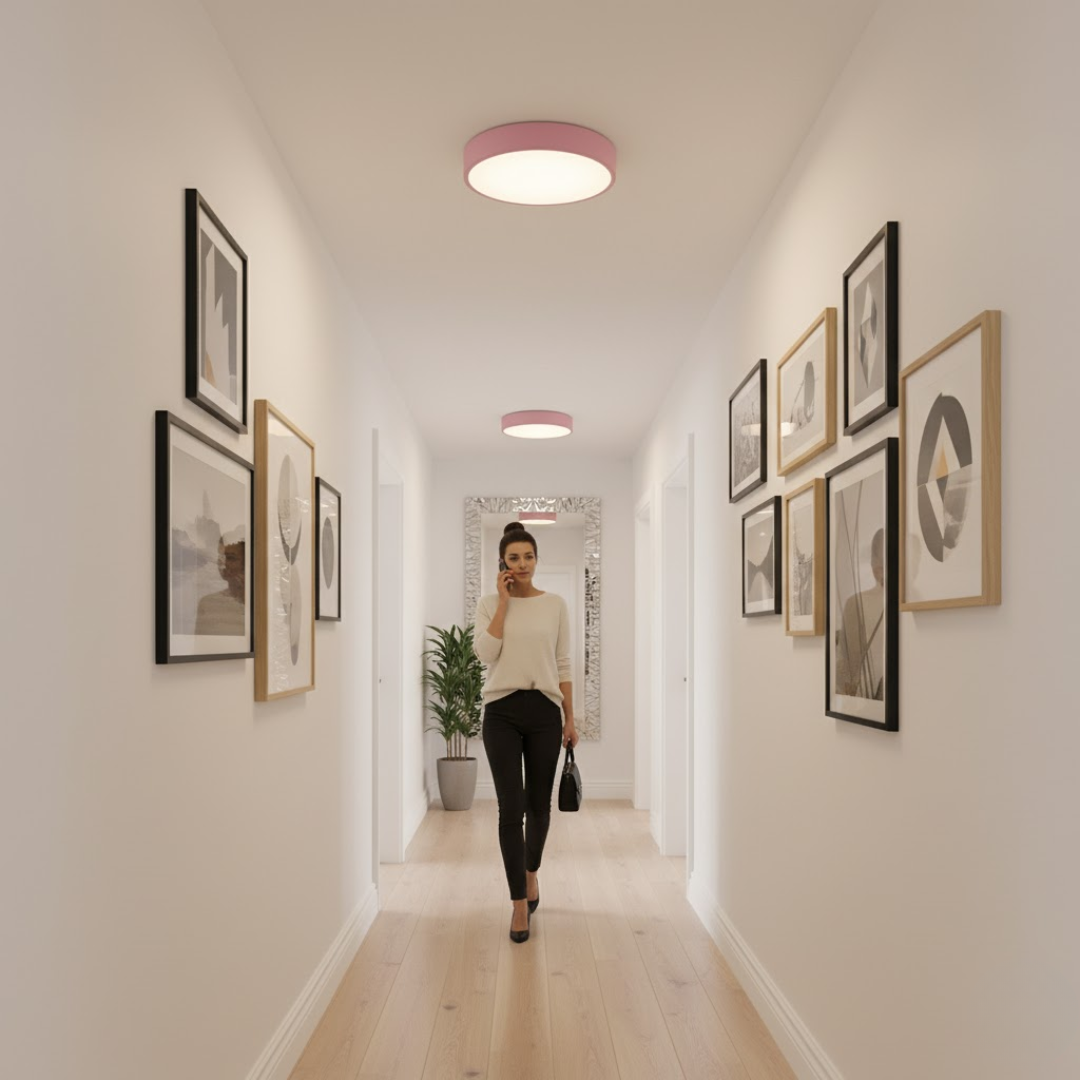 RingLuxe | Lampa sufitowa – Miękkie światło LED dla harmonijnej atmosfery