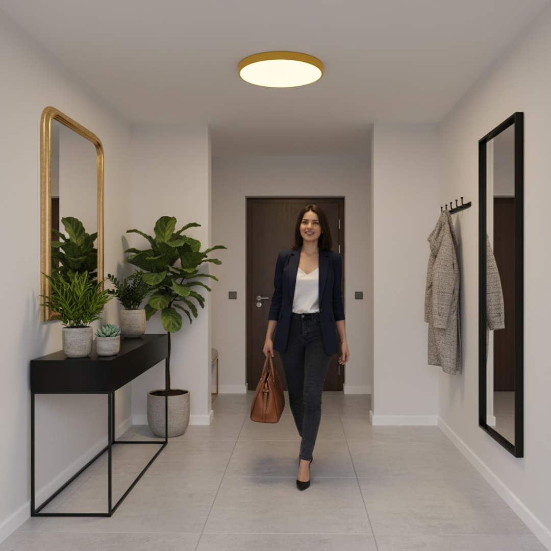 RingLuxe | Lampa sufitowa – Miękkie światło LED dla harmonijnej atmosfery