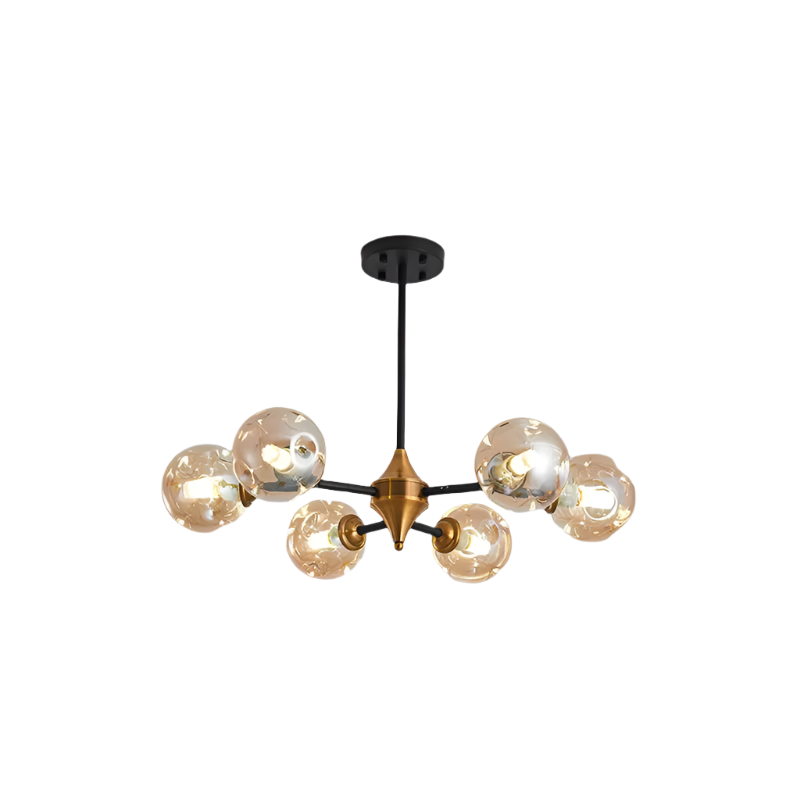 Kulowy Szklany Żyrandol