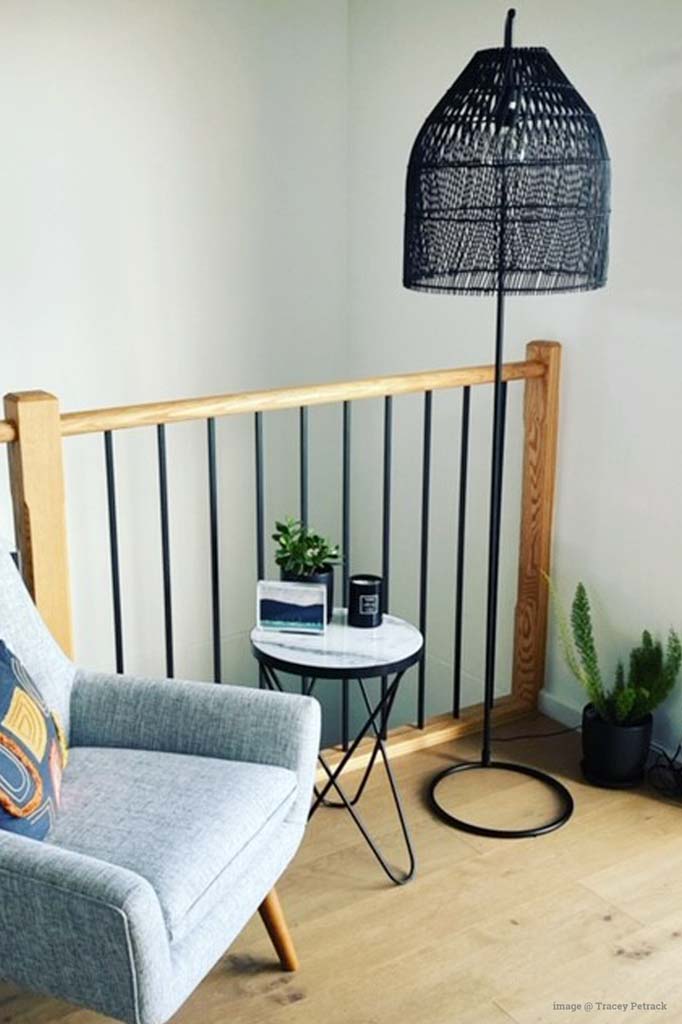 Lampa Podłogowa z Rattanu Pershore