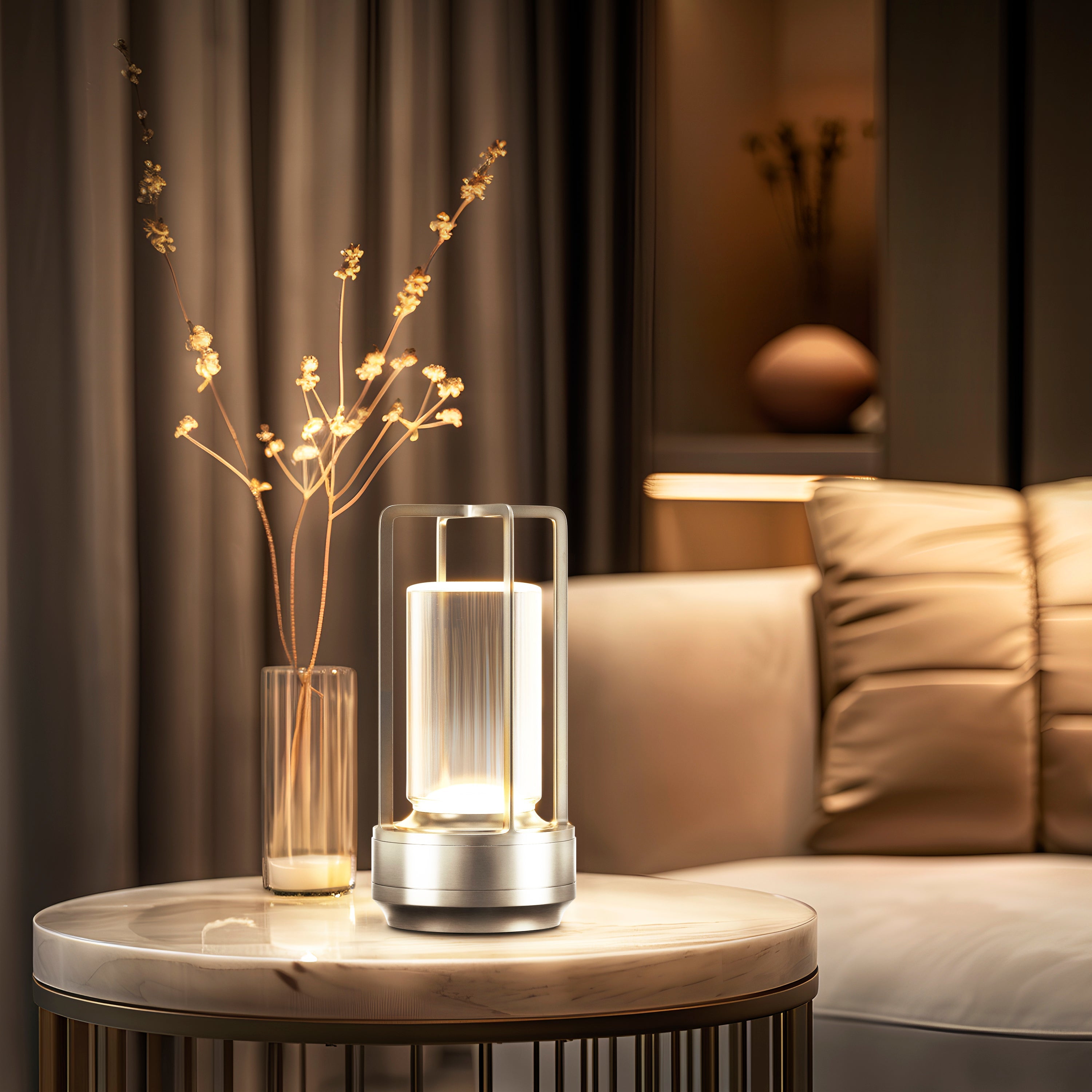 LAMPA STOŁOWA KRYSZTAŁOWA