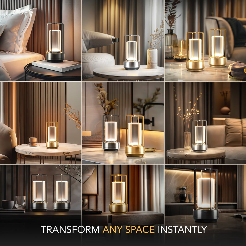 LAMPA STOŁOWA KRYSZTAŁOWA