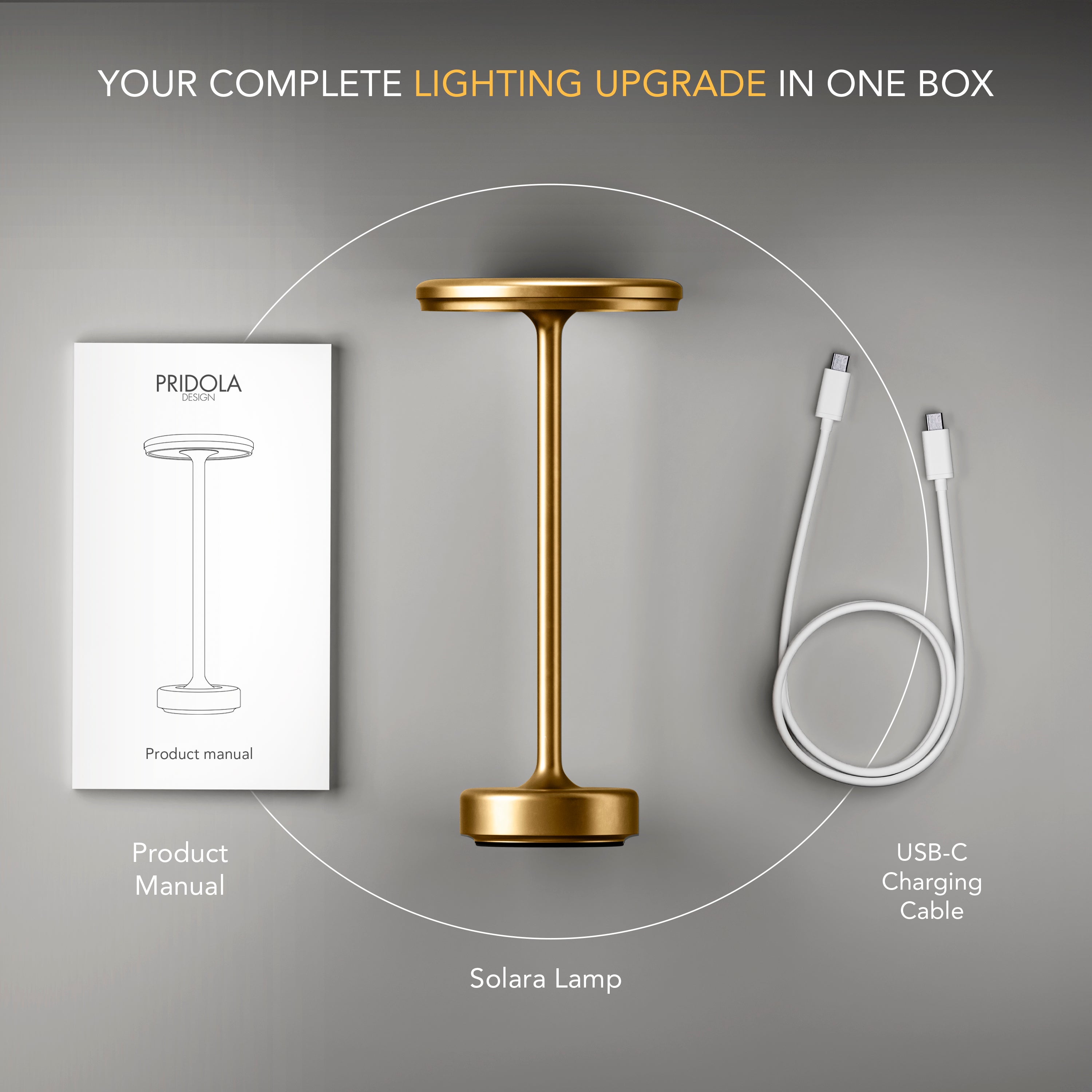 LAMPA STOŁOWA SOLARA