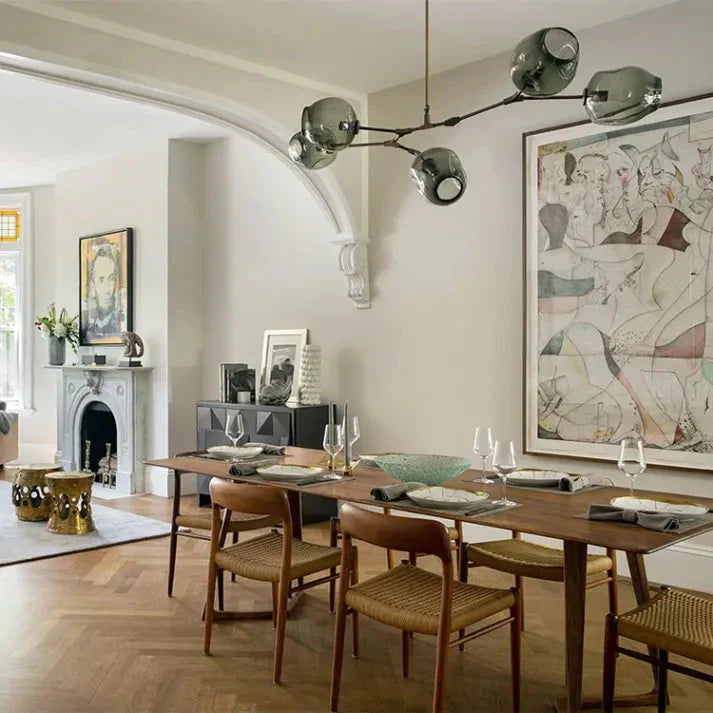 Bańkowy Sputnik Żyrandol