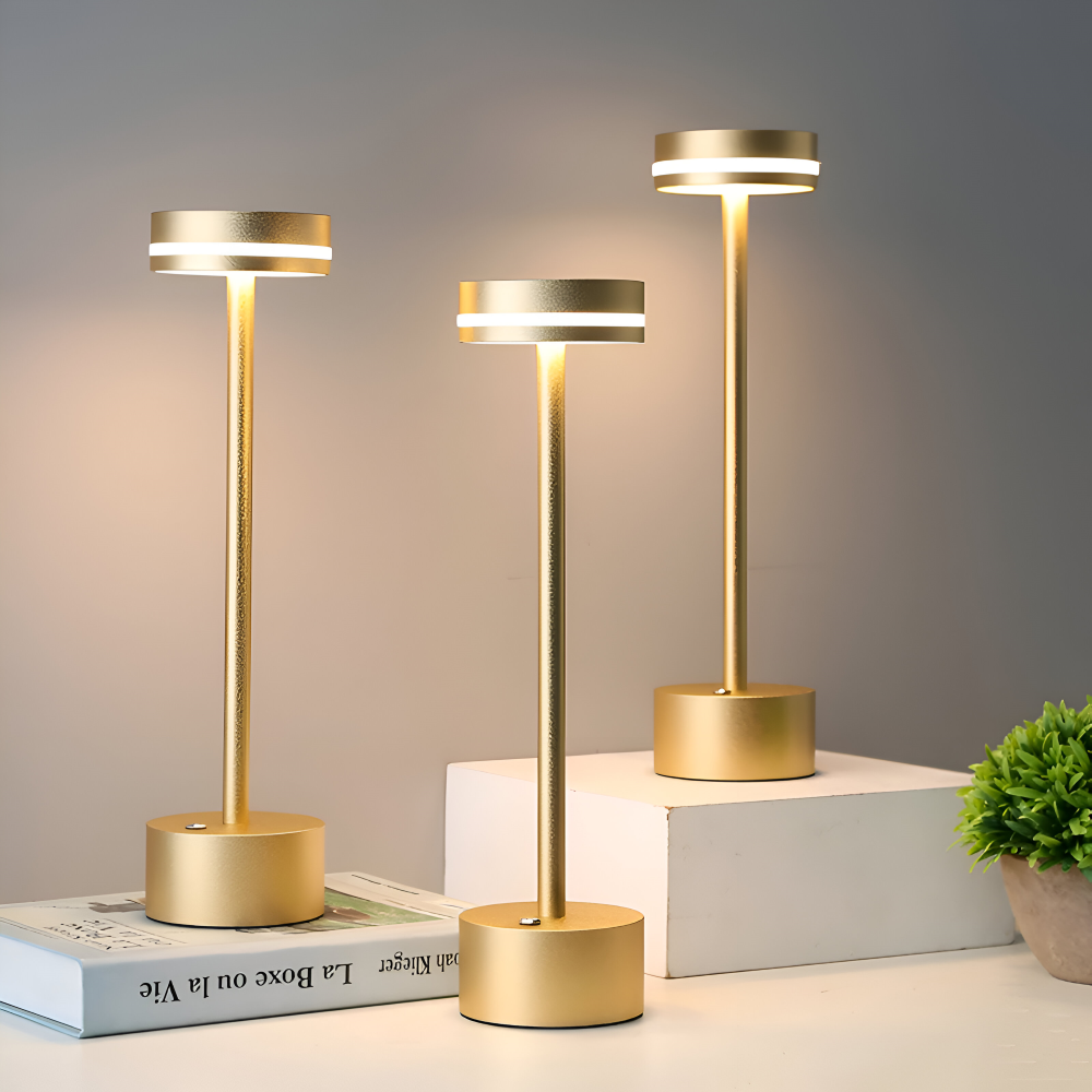 Lampa Mantle Touch - Przenośna, ładowalna lampa stołowa - Światło regulowane