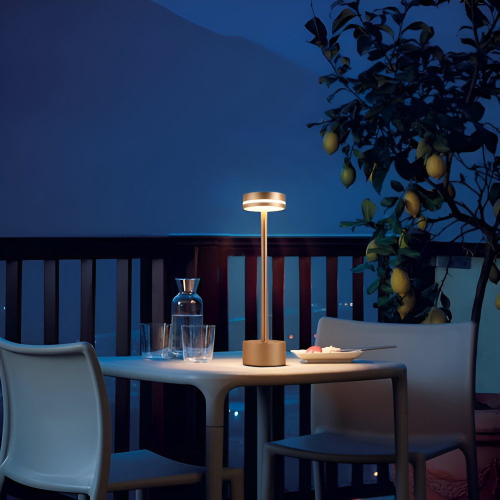 Lampa Mantle Touch - Przenośna, ładowalna lampa stołowa - Światło regulowane