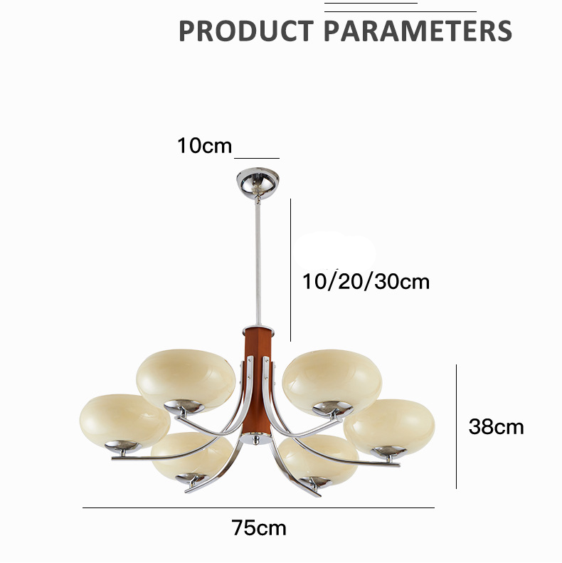 3/5 Żyrandol Head Bauhaus