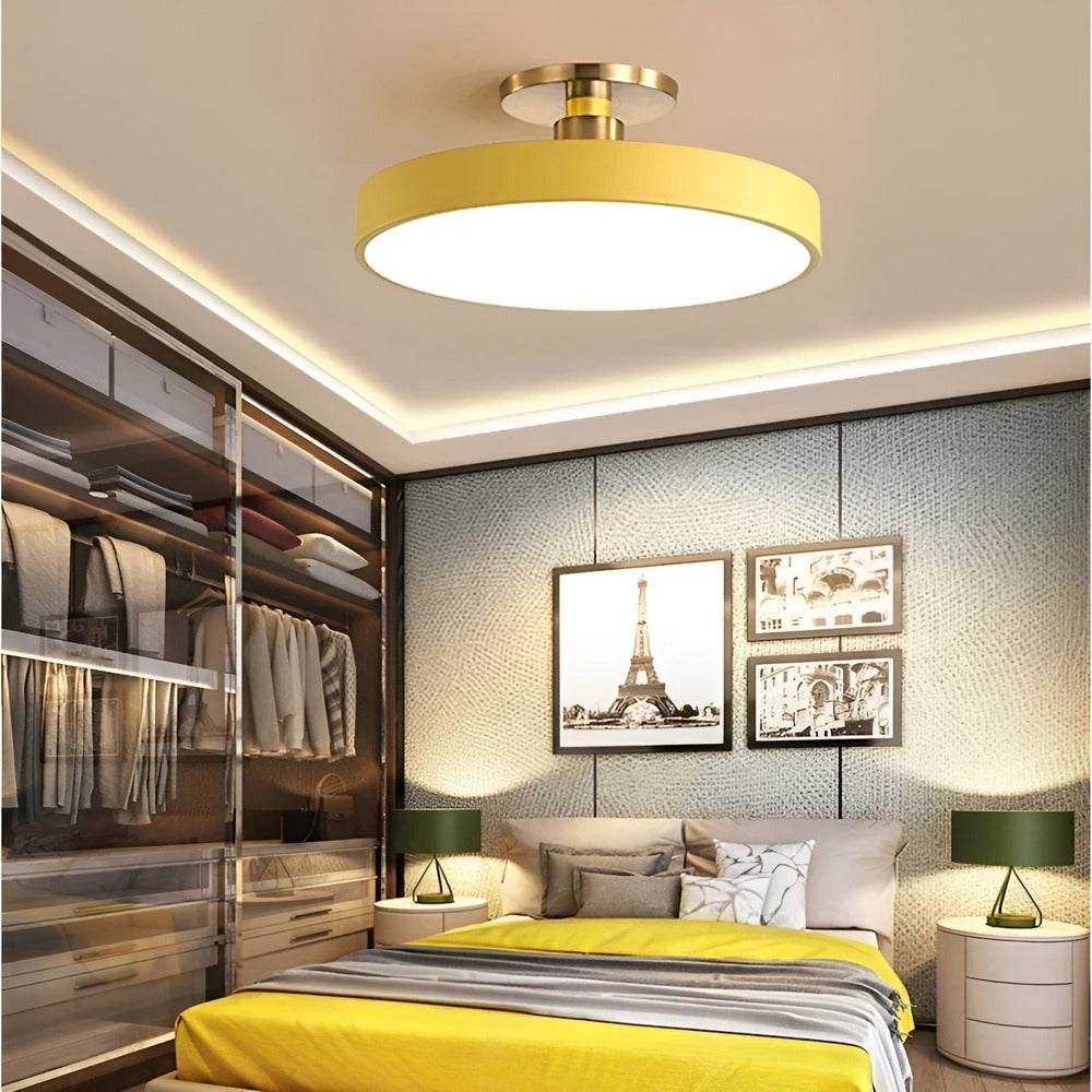 CosmicCircle - Mała Okrągła Lampa LED sufitowa