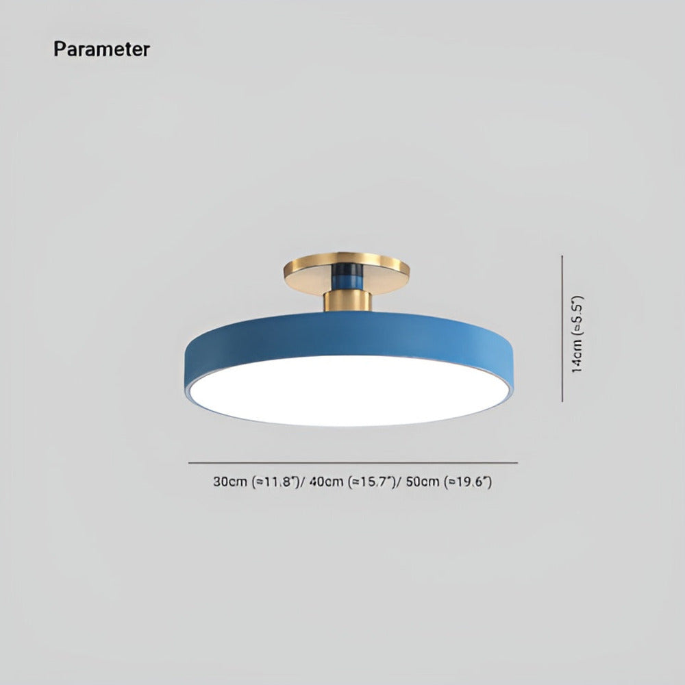 CosmicCircle - Mała Okrągła Lampa LED sufitowa