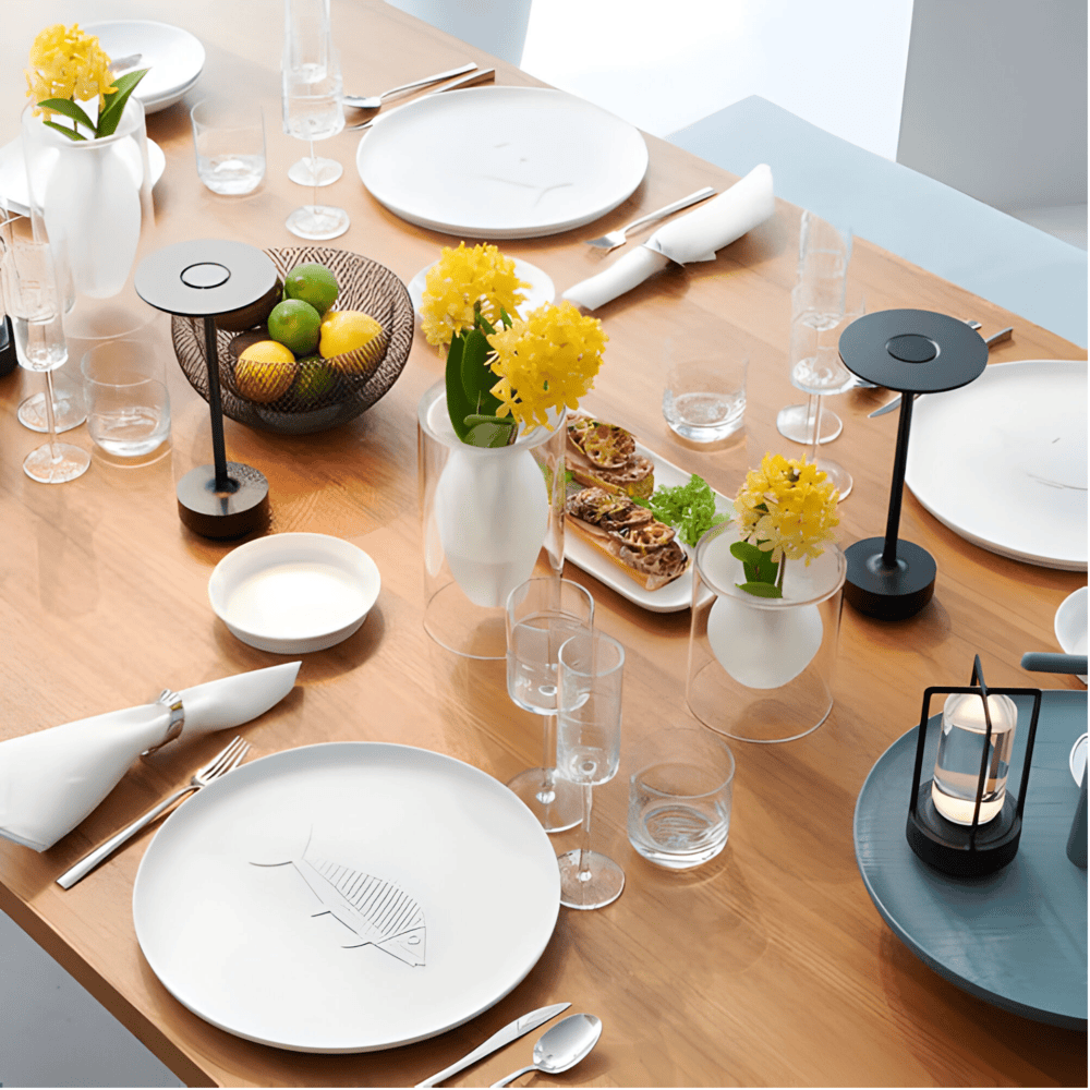 LumaLight Lampa Bezprzewodowa: Ładowana przez USB, Dotykowa Lampa Stołowa do Oświetlenia Nastrojowego