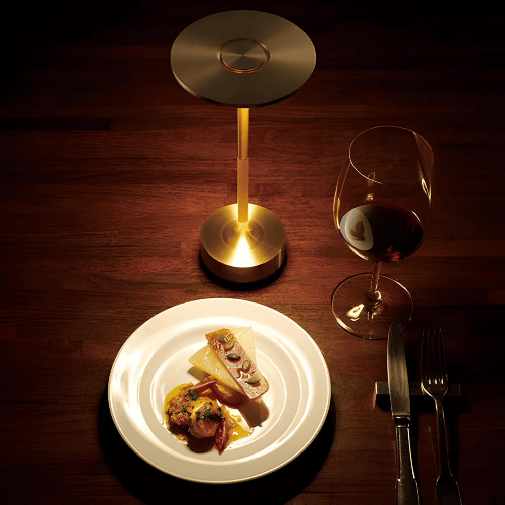 LumaLight Lampa Bezprzewodowa: Ładowana przez USB, Dotykowa Lampa Stołowa do Oświetlenia Nastrojowego