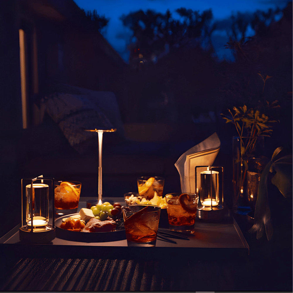 LumaLight Lampa Bezprzewodowa: Ładowana przez USB, Dotykowa Lampa Stołowa do Oświetlenia Nastrojowego