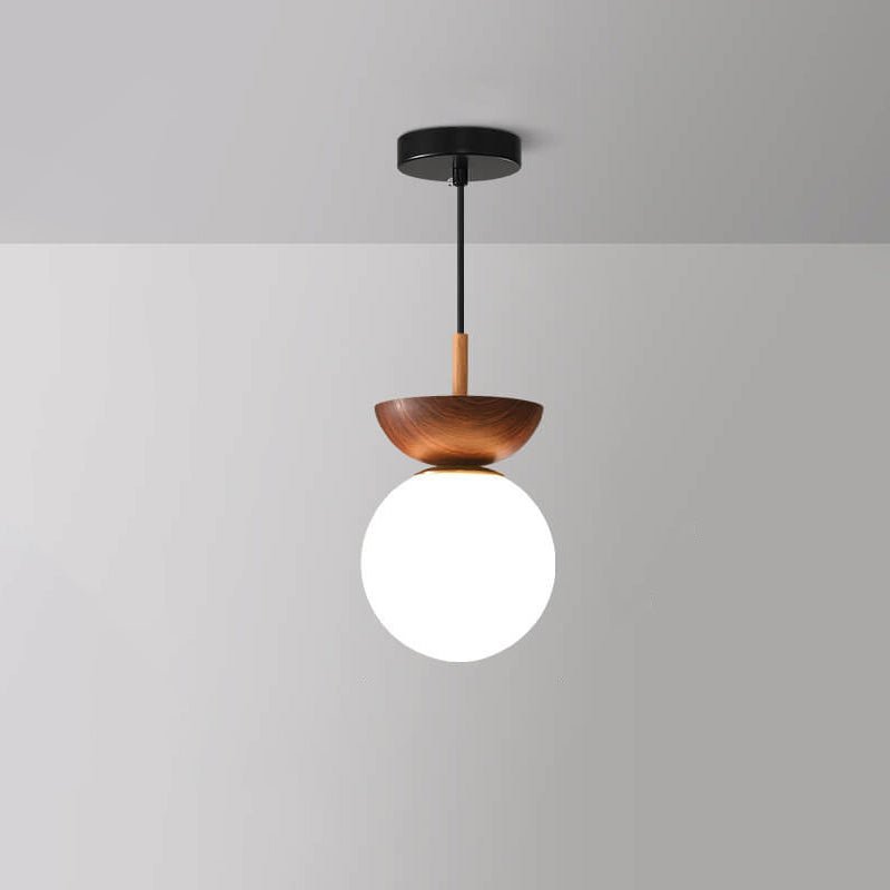 Lampa sufitowa w stylu japońskim
