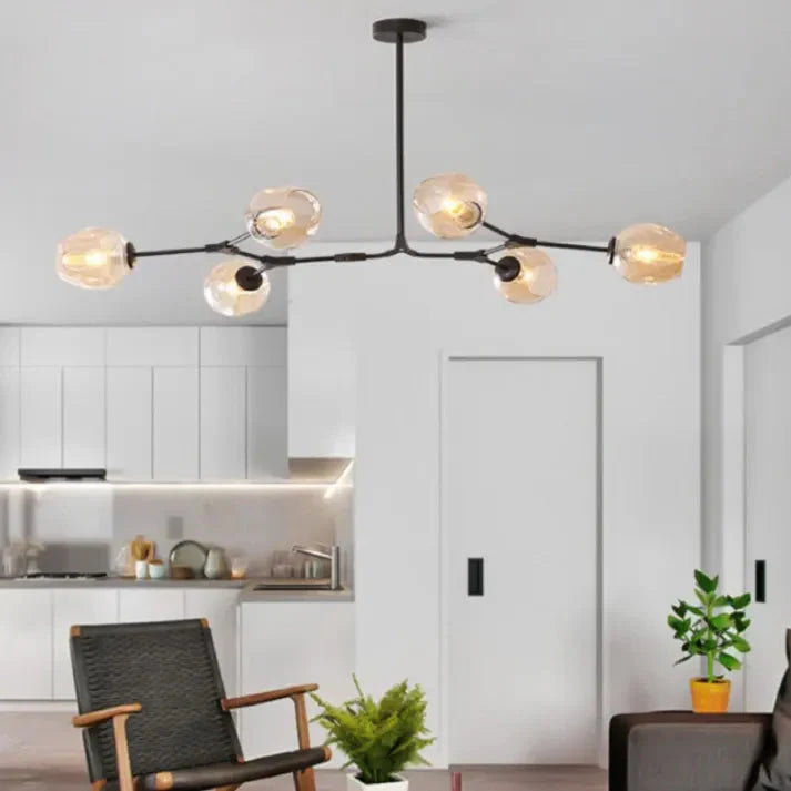 Bańkowy Sputnik Żyrandol