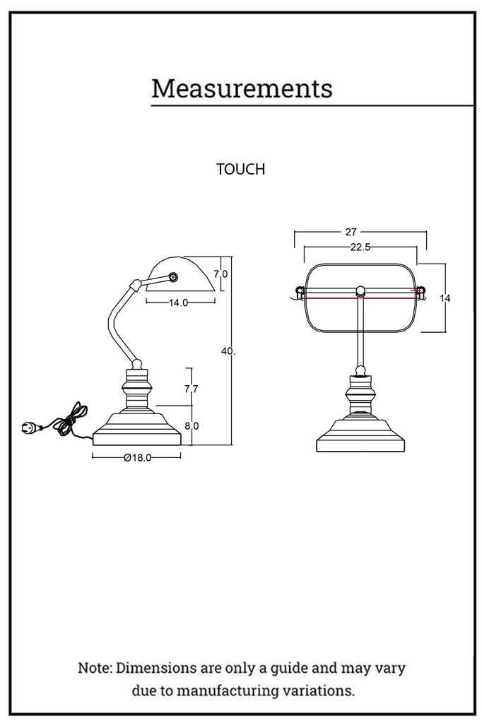 Lampa Biurkowa Bankiera