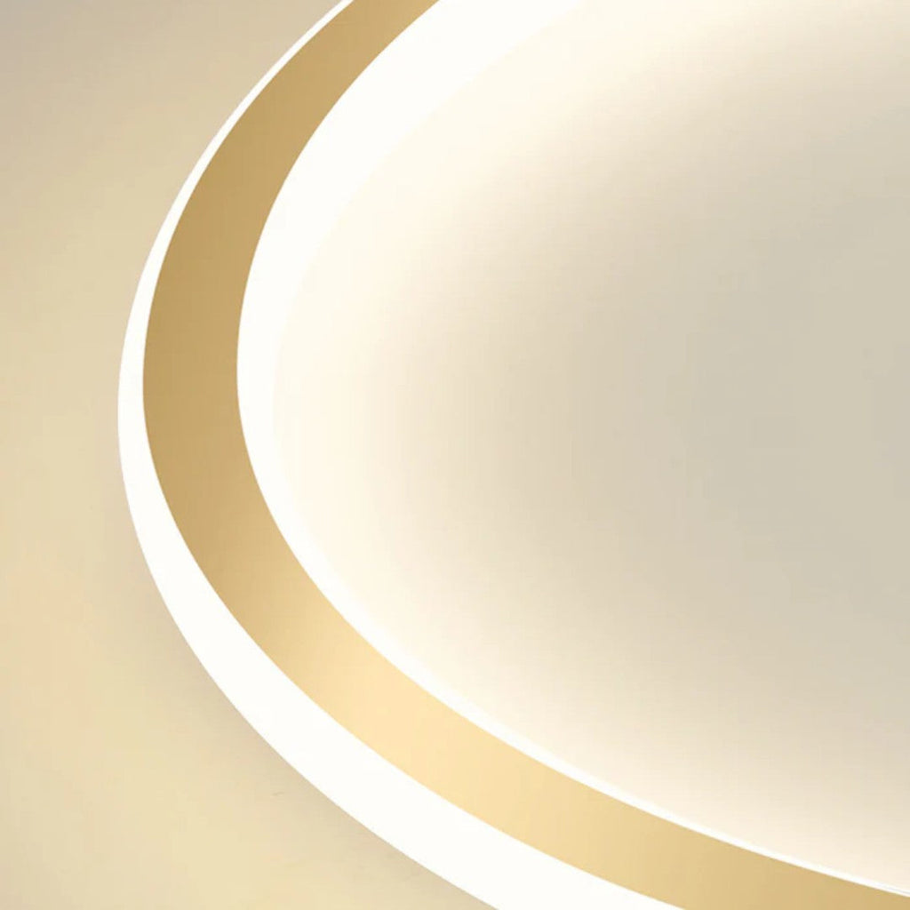 Minimalistyczna Okrągła Lampa Sufitowa LED do Sypialni